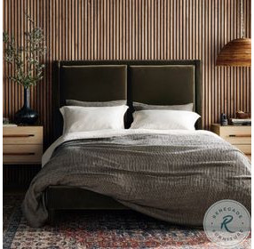 Potter Surrey Olive Upholstered Bedroom Set