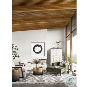 Cameron Ombre Antique Brass End Table