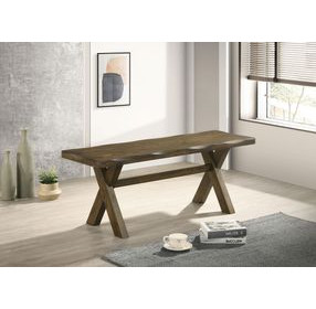 Alston Knotty Nutmeg Trestle Bench