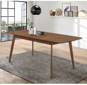 Redbridge Natural Walnut Extendable Dining Table