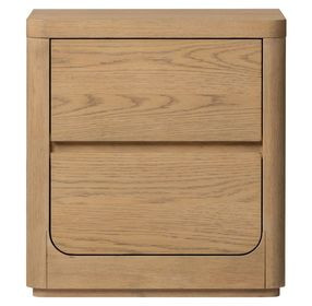 Modena Natural 2 Drawer Nightstand