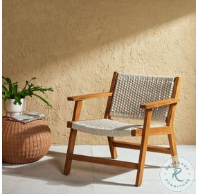 Delano Natural Teak Outdoor Chair