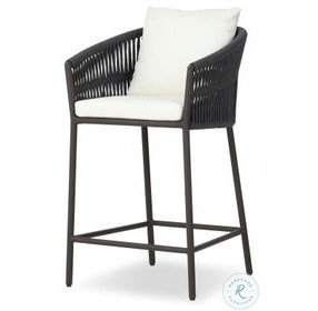 Porto Arashi Salt Outdoor Counter Height Stool