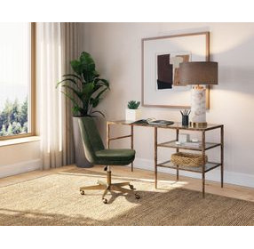 Buca Antique Brass Desk