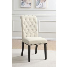 Phelps Beige Upholstered Side Chair Set of 2