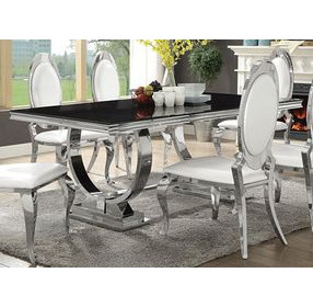 Antoine Chrome Dining Table