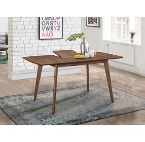 Alfredo Natural Walnut Extendable Dining Table