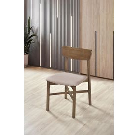 Parkridge Tan And Natural Walnut Side Chair Set Of 2