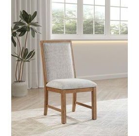Bruner Oatmeal Upholstered Side Chair Set Of 2