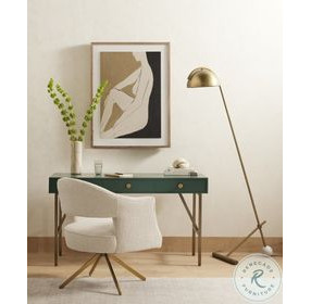 Adara Knoll Natural Performance Fabric Swivel Desk Chair