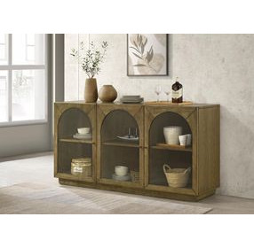 Castlewood Brown Oak 71" Sideboard