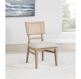 Kailani Beige Oak Side Chair Set Of 2