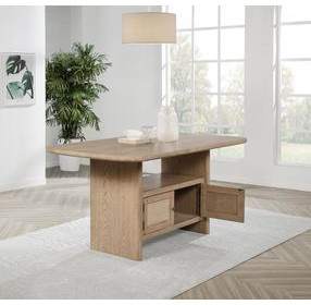 Kailani Beige Oak Counter Height Dining Table