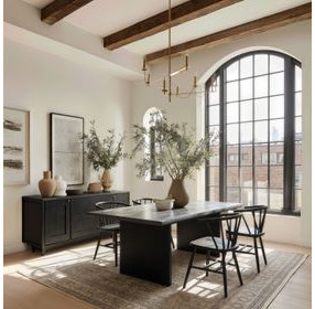 Stenger Black Dining Chair Set of 2