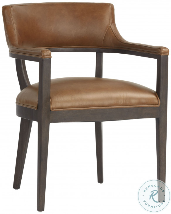Brylea Shalimar Tobacco Dining Arm Chair From Sunpan | Coleman Furniture