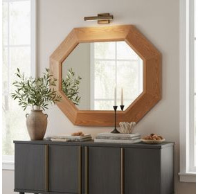 Otekant Natural Octagonal Wall Mirror