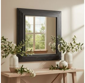Kare Black Square Wall Mirror