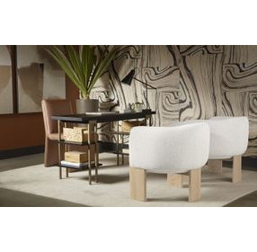Trine Dove Cream Lounge Chair