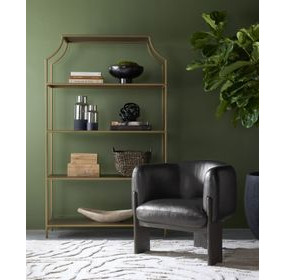 Trine Vintage Black Night Lounge Chair