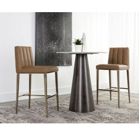 Wilbur Milliken Cognac Bar Stool