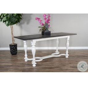 Hearthwood Haven White 84" Extendable Rectangular Counter Height Dining Table