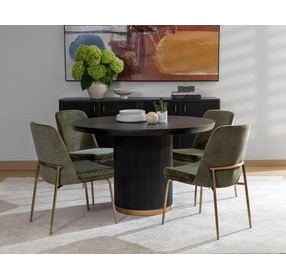Kalla Charcoal 48" Round Dining Table