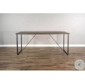 Havenstead Dark Brown 84" Rectangular Counter Height Dining Table