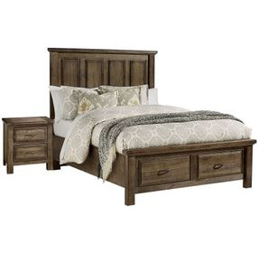 Maple Road Maple Syrup Mansion Storage Panel Bedroom Set