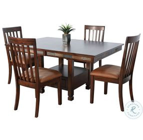 Golden Hearth Dark Chocolate Dining Chair Set of 2