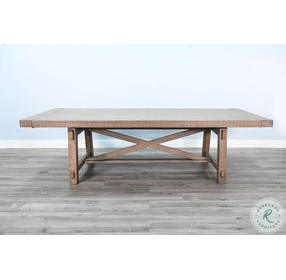 Crosshaven Natural 140" Extendable Rectangular Dining Table