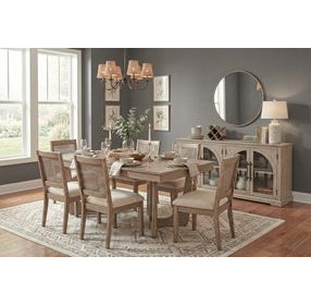 Noah Hazelnut 96" Extendable Rectangular Dining Table