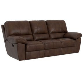 Stetson Walnut 91" Lay Flat Reclining Sofa