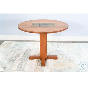 Golden Hearth Beige 40" Round Dining Table