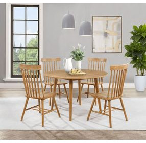 Andrews Light Ash 48" Round Dining Table