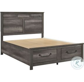 Lenior Platform Bedroom Set with Footboard Storage