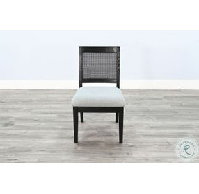 Rattan Noir Umbra Caneback Dining Chair Set of 2