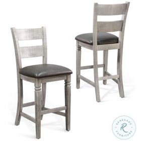 Sagewyn Alpine Gray Bar Stool Set of 2