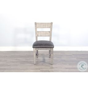 Ember Grace Tobacco Leaf and Alpine Gray Dining Chair Set of 2
