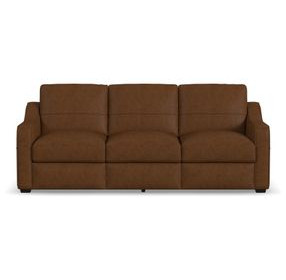 Hudson Brown Leather Living Room Set
