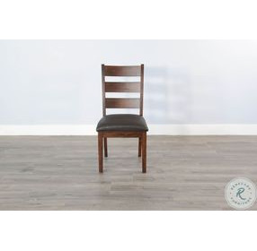 Villa Rosso Vintage Mocha Ladderback Dining Chair Set of 2