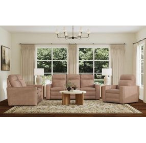 Dutch Desert Tan Leather Zero Gravity Power Reclining Living Room Set