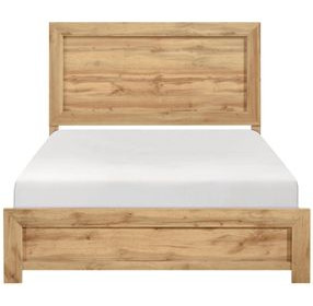 Corbin Natural Panel Bedroom Set
