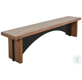 Maple Haze Desert Plain Modern 72" Dining Bench