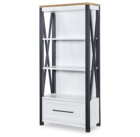 Franklin Harvest Oak and Natural White Etagere