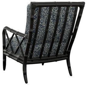 Ivory Key Gray Upholstered Heydon Accent Chair