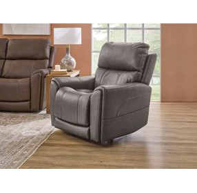 Carter Smoke Zero Gravity Power Lift Recliner with USB Charging and Heat Massage