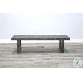 Sagewyn Black Sand 64" Dining Bench with Turnbuckle