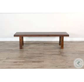 Hearthwood Haven Vintage Mocha 64" Dining Bench with Turnbuckle