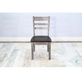 Whimora Tobacco Leaf and Alpine Gray Dining Chair Set of 2