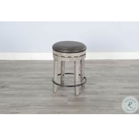 Golden Hearth Alpine Gray Swivel Counter Height Stool Set of 2